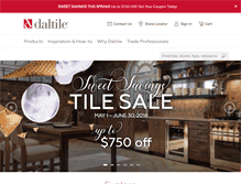 Tablet Screenshot of daltile.com